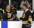 Boston Bruins Alumni Hockey Game Middleton Sweeney Royalty Free Stock Photo