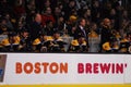 Boston Bruins bench
