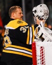 Boston Bruins Goalie Tim Thomas. Royalty Free Stock Photo