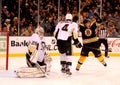 Boston Bruins score! Royalty Free Stock Photo