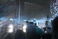 Bon Iver in concert at Boston Calling Royalty Free Stock Photo
