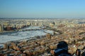 Boston Charles River and Back Bay, Boston Royalty Free Stock Photo