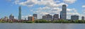 Boston Charles River and Back Bay skyline, USA Royalty Free Stock Photo