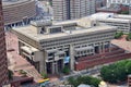 Boston City Hall aerial view