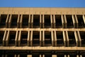 Boston city hall at dusk Royalty Free Stock Photo