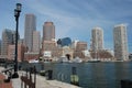 Boston city skyline Royalty Free Stock Photo