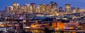 Boston Cityscape Panorama Royalty Free Stock Photo