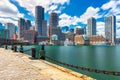 Boston cityscape in sunny day, USA Royalty Free Stock Photo