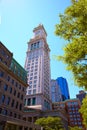 Boston Clock tower Custom House Massachusetts Royalty Free Stock Photo