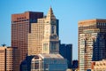 Boston Clock tower Custom House Massachusetts Royalty Free Stock Photo