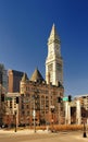 Boston Clock Tower, MA Royalty Free Stock Photo