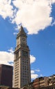 Boston Clock Tower Under Cloudy Sky Royalty Free Stock Photo