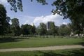 Boston commons summer view Royalty Free Stock Photo