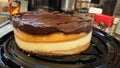 Boston cream pie cake Royalty Free Stock Photo