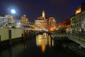 Boston Custom House at night, USA