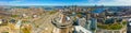 Boston Financial District skyline, USA Royalty Free Stock Photo