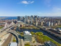 Boston Financial District skyline, USA