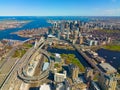 Boston Financial District skyline, USA