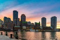 Boston Downtown skylines Bay