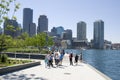 Boston downtown skyscrapers