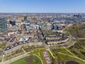 Boston Fenway district modern city skyline, USA Royalty Free Stock Photo