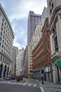 Boston Financial District Buildings - Boston, Massachusetts, USA Royalty Free Stock Photo