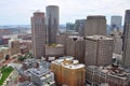 Boston Financial District Skyline Royalty Free Stock Photo