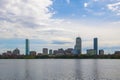 Boston modern city skyline, Cambridge, Massachusetts, USA Royalty Free Stock Photo