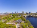 Boston skyline and Charles River, Massachusetts, USA Royalty Free Stock Photo