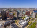 Cambridge city aerial view, Massachusetts, USA Royalty Free Stock Photo