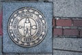 Boston Freedom Trail sign, Massachusetts Royalty Free Stock Photo