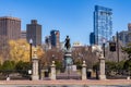 Boston George Washington Statue Royalty Free Stock Photo