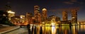 Boston Harbor and Skyline Royalty Free Stock Photo