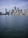 Boston Harbor Skyline Royalty Free Stock Photo