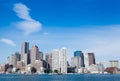 Boston Harbor Skyline Royalty Free Stock Photo