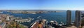 Boston Harbor Skyline Panorama