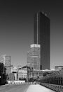 Boston - June 2016, MA, USA: John Hancock skyscraper in Back bay