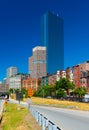 Boston - June 2016, MA, USA: View of the John Hancock tower