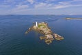 Boston Lighthouse in Boston Harbor, Massachusetts, USA