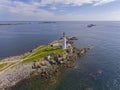 Boston Lighthouse in Boston Harbor, Massachusetts, USA