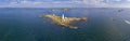 Boston Lighthouse in Boston Harbor, Massachusetts, USA