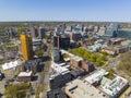 Boston Longwood district modern city skyline, USA Royalty Free Stock Photo