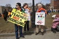 Boston, MA/America - March 24th, 2018: March for Our Lives. Gun Control, Gun Reform Demonstration