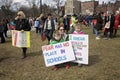 Boston, MA/America - March 24th, 2018: March for Our Lives. Gun Control, Gun Reform Demonstration