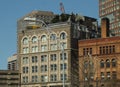 Boston Ma, city buildings, brick, stone, architectural designs Royalty Free Stock Photo