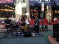 Live band on yawkey way, fenway park Royalty Free Stock Photo