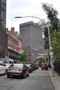 Boston Ma, 30th June: Street view from Boston downtown in Massachusettes State of USA Royalty Free Stock Photo