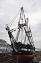 Boston Ma, 30th June: USS Constitution Frigate from Charlestown Shipyard Boston in Massachusettes State of USA Royalty Free Stock Photo