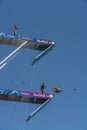 Red Bull Cliff Diving World Series - training day, divers jumping from the platform