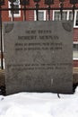 The historic Granary Cemetery in Boston